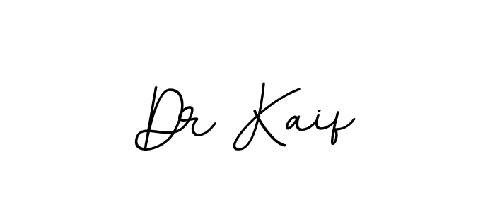 Use a signature maker to create a handwritten signature online. With this signature software, you can design (BallpointsItalic-DORy9) your own signature for name Dr Kaif. Dr Kaif signature style 11 images and pictures png