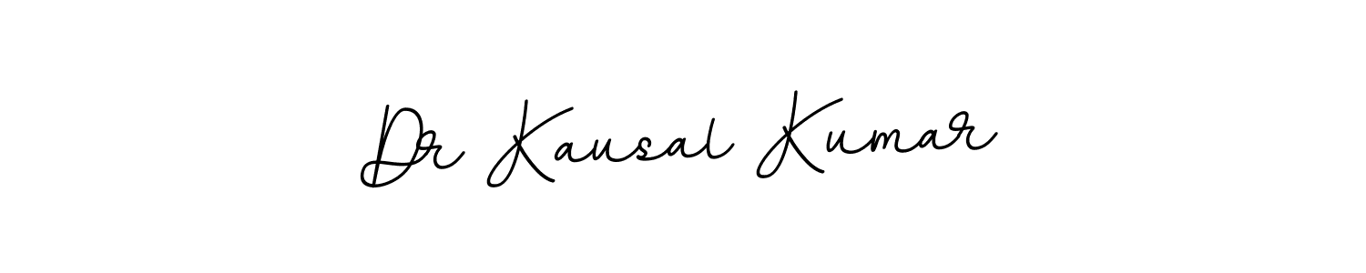 Create a beautiful signature design for name Dr Kausal Kumar. With this signature (BallpointsItalic-DORy9) fonts, you can make a handwritten signature for free. Dr Kausal Kumar signature style 11 images and pictures png