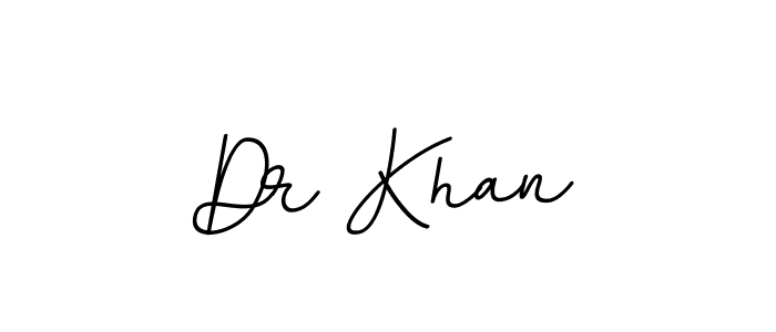 Create a beautiful signature design for name Dr Khan. With this signature (BallpointsItalic-DORy9) fonts, you can make a handwritten signature for free. Dr Khan signature style 11 images and pictures png