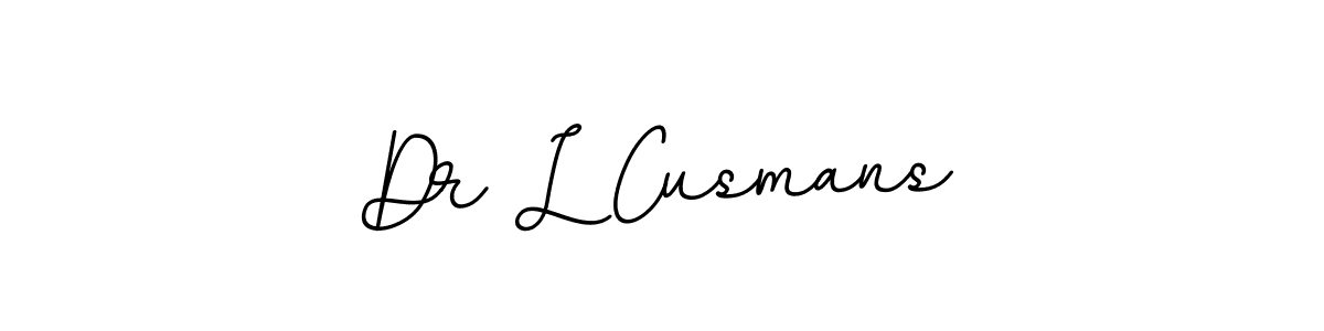 if you are searching for the best signature style for your name Dr L Cusmans. so please give up your signature search. here we have designed multiple signature styles  using BallpointsItalic-DORy9. Dr L Cusmans signature style 11 images and pictures png