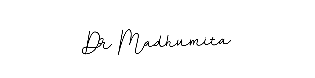 Create a beautiful signature design for name Dr Madhumita. With this signature (BallpointsItalic-DORy9) fonts, you can make a handwritten signature for free. Dr Madhumita signature style 11 images and pictures png
