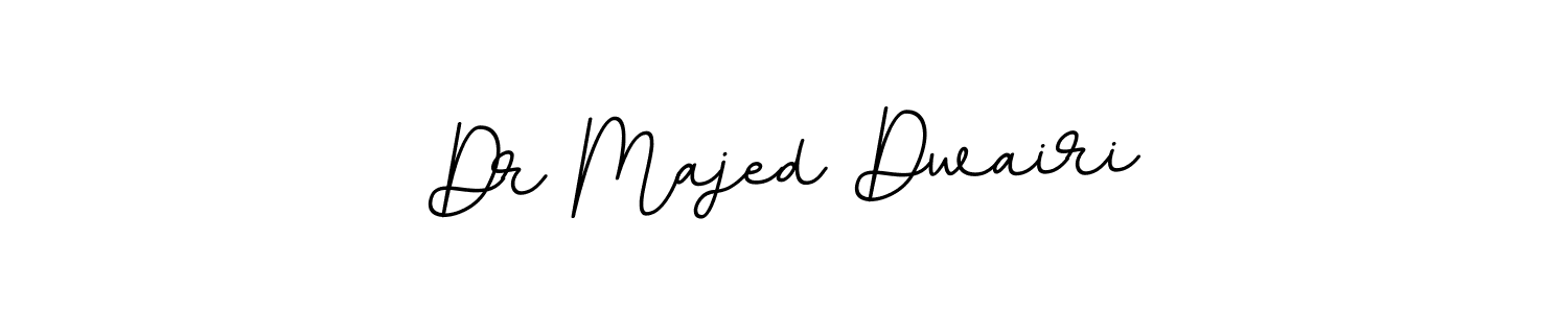 Use a signature maker to create a handwritten signature online. With this signature software, you can design (BallpointsItalic-DORy9) your own signature for name Dr Majed Dwairi. Dr Majed Dwairi signature style 11 images and pictures png