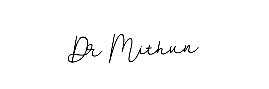 Make a beautiful signature design for name Dr Mithun. With this signature (BallpointsItalic-DORy9) style, you can create a handwritten signature for free. Dr Mithun signature style 11 images and pictures png