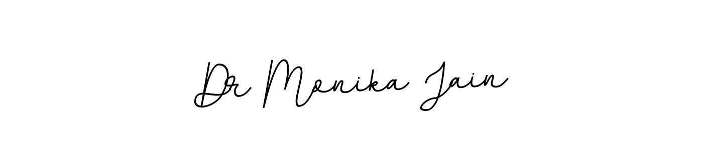 Use a signature maker to create a handwritten signature online. With this signature software, you can design (BallpointsItalic-DORy9) your own signature for name Dr Monika Jain. Dr Monika Jain signature style 11 images and pictures png