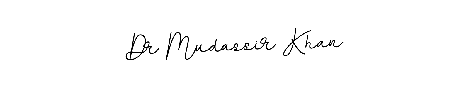 The best way (BallpointsItalic-DORy9) to make a short signature is to pick only two or three words in your name. The name Dr Mudassir Khan include a total of six letters. For converting this name. Dr Mudassir Khan signature style 11 images and pictures png