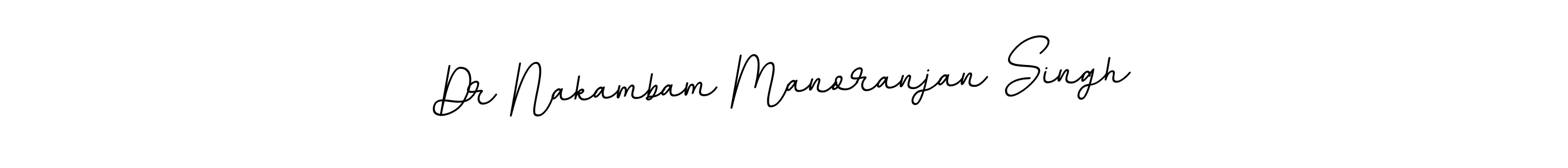 Make a beautiful signature design for name Dr Nakambam Manoranjan Singh. Use this online signature maker to create a handwritten signature for free. Dr Nakambam Manoranjan Singh signature style 11 images and pictures png