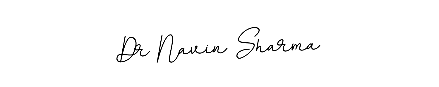 Use a signature maker to create a handwritten signature online. With this signature software, you can design (BallpointsItalic-DORy9) your own signature for name Dr Navin Sharma. Dr Navin Sharma signature style 11 images and pictures png