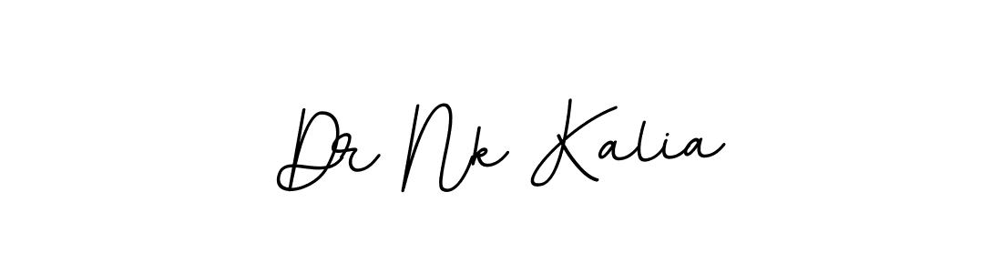 The best way (BallpointsItalic-DORy9) to make a short signature is to pick only two or three words in your name. The name Dr Nk Kalia include a total of six letters. For converting this name. Dr Nk Kalia signature style 11 images and pictures png