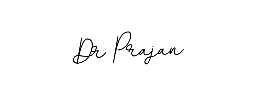 How to make Dr Prajan name signature. Use BallpointsItalic-DORy9 style for creating short signs online. This is the latest handwritten sign. Dr Prajan signature style 11 images and pictures png