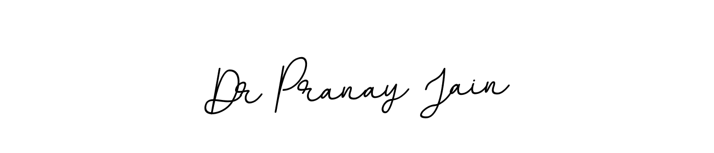Design your own signature with our free online signature maker. With this signature software, you can create a handwritten (BallpointsItalic-DORy9) signature for name Dr Pranay Jain. Dr Pranay Jain signature style 11 images and pictures png