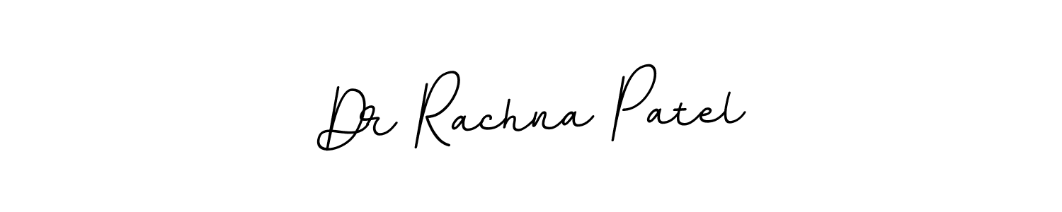 The best way (BallpointsItalic-DORy9) to make a short signature is to pick only two or three words in your name. The name Dr Rachna Patel include a total of six letters. For converting this name. Dr Rachna Patel signature style 11 images and pictures png