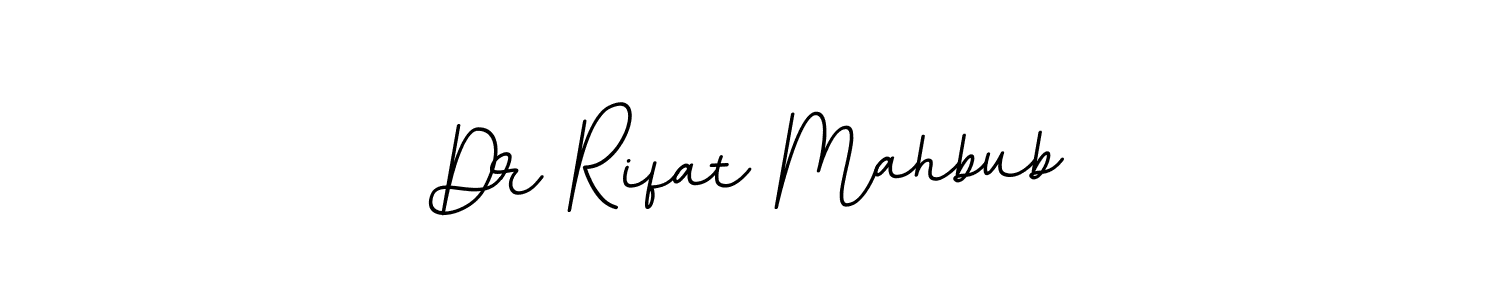 Use a signature maker to create a handwritten signature online. With this signature software, you can design (BallpointsItalic-DORy9) your own signature for name Dr Rifat Mahbub. Dr Rifat Mahbub signature style 11 images and pictures png