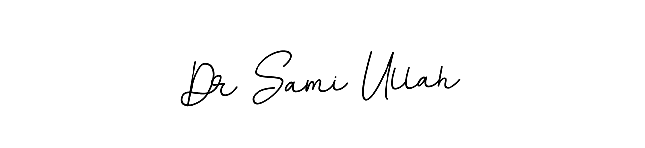 Design your own signature with our free online signature maker. With this signature software, you can create a handwritten (BallpointsItalic-DORy9) signature for name Dr Sami Ullah. Dr Sami Ullah signature style 11 images and pictures png