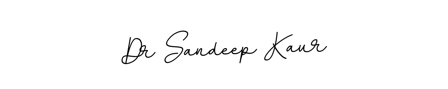 The best way (BallpointsItalic-DORy9) to make a short signature is to pick only two or three words in your name. The name Dr Sandeep Kaur include a total of six letters. For converting this name. Dr Sandeep Kaur signature style 11 images and pictures png