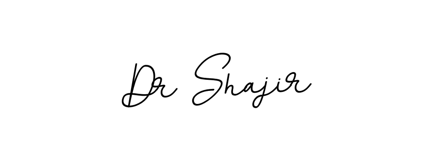 Design your own signature with our free online signature maker. With this signature software, you can create a handwritten (BallpointsItalic-DORy9) signature for name Dr Shajir. Dr Shajir signature style 11 images and pictures png