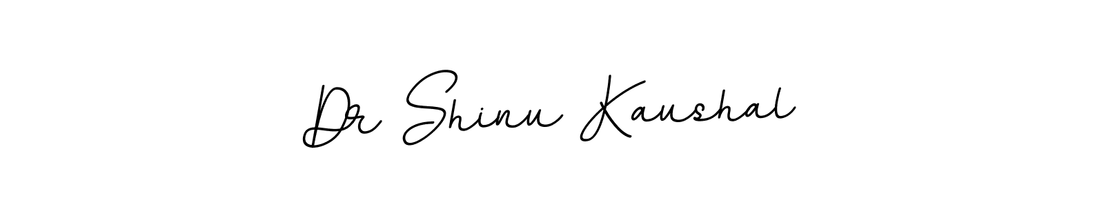 Make a beautiful signature design for name Dr Shinu Kaushal. With this signature (BallpointsItalic-DORy9) style, you can create a handwritten signature for free. Dr Shinu Kaushal signature style 11 images and pictures png