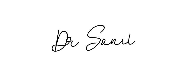 Use a signature maker to create a handwritten signature online. With this signature software, you can design (BallpointsItalic-DORy9) your own signature for name Dr Sonil. Dr Sonil signature style 11 images and pictures png