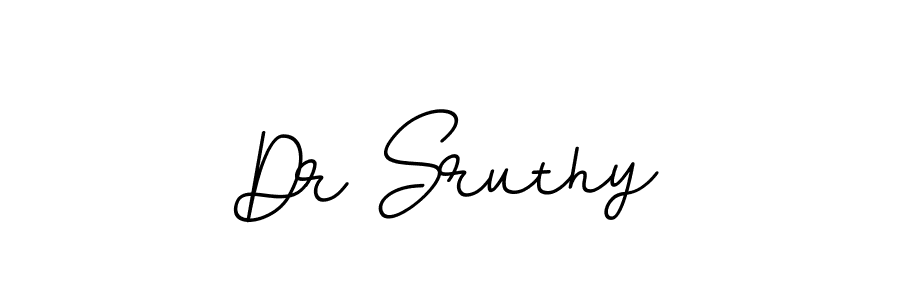 Dr Sruthy stylish signature style. Best Handwritten Sign (BallpointsItalic-DORy9) for my name. Handwritten Signature Collection Ideas for my name Dr Sruthy. Dr Sruthy signature style 11 images and pictures png