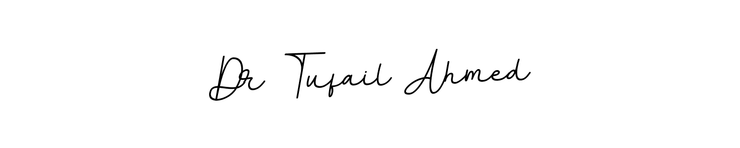 How to make Dr Tufail Ahmed name signature. Use BallpointsItalic-DORy9 style for creating short signs online. This is the latest handwritten sign. Dr Tufail Ahmed signature style 11 images and pictures png