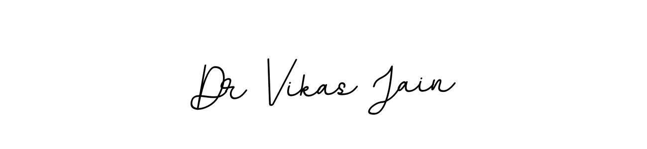 Design your own signature with our free online signature maker. With this signature software, you can create a handwritten (BallpointsItalic-DORy9) signature for name Dr Vikas Jain. Dr Vikas Jain signature style 11 images and pictures png