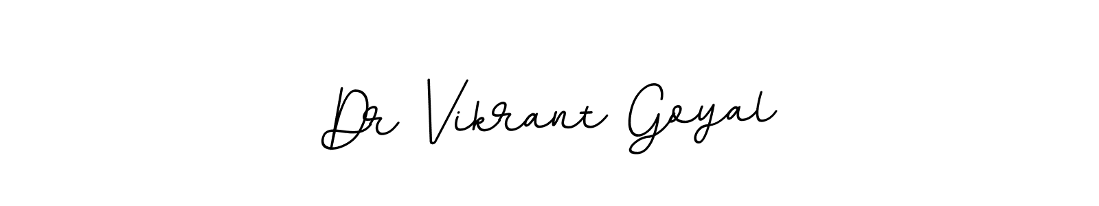 Use a signature maker to create a handwritten signature online. With this signature software, you can design (BallpointsItalic-DORy9) your own signature for name Dr Vikrant Goyal. Dr Vikrant Goyal signature style 11 images and pictures png