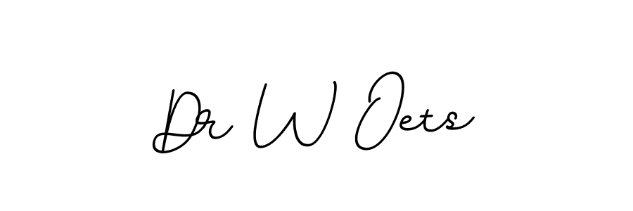 Also You can easily find your signature by using the search form. We will create Dr W Oets name handwritten signature images for you free of cost using BallpointsItalic-DORy9 sign style. Dr W Oets signature style 11 images and pictures png