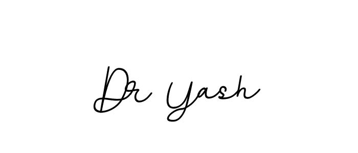 Create a beautiful signature design for name Dr Yash. With this signature (BallpointsItalic-DORy9) fonts, you can make a handwritten signature for free. Dr Yash signature style 11 images and pictures png