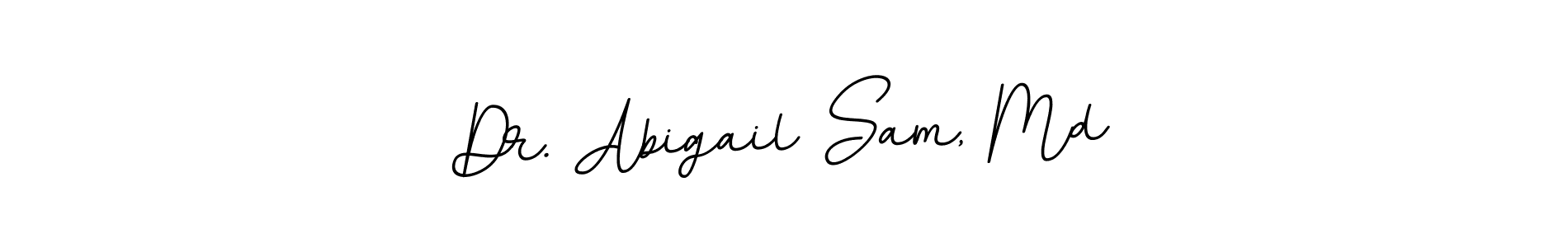 The best way (BallpointsItalic-DORy9) to make a short signature is to pick only two or three words in your name. The name Dr. Abigail Sam, Md include a total of six letters. For converting this name. Dr. Abigail Sam, Md signature style 11 images and pictures png