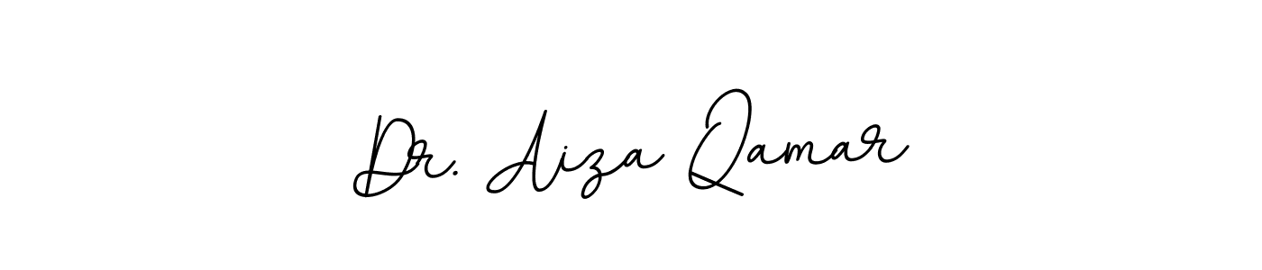How to make Dr. Aiza Qamar name signature. Use BallpointsItalic-DORy9 style for creating short signs online. This is the latest handwritten sign. Dr. Aiza Qamar signature style 11 images and pictures png