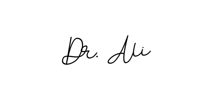 Design your own signature with our free online signature maker. With this signature software, you can create a handwritten (BallpointsItalic-DORy9) signature for name Dr. Ali. Dr. Ali signature style 11 images and pictures png