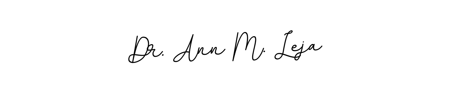 if you are searching for the best signature style for your name Dr. Ann M. Leja. so please give up your signature search. here we have designed multiple signature styles  using BallpointsItalic-DORy9. Dr. Ann M. Leja signature style 11 images and pictures png