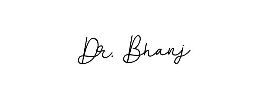 You should practise on your own different ways (BallpointsItalic-DORy9) to write your name (Dr. Bhanj) in signature. don't let someone else do it for you. Dr. Bhanj signature style 11 images and pictures png