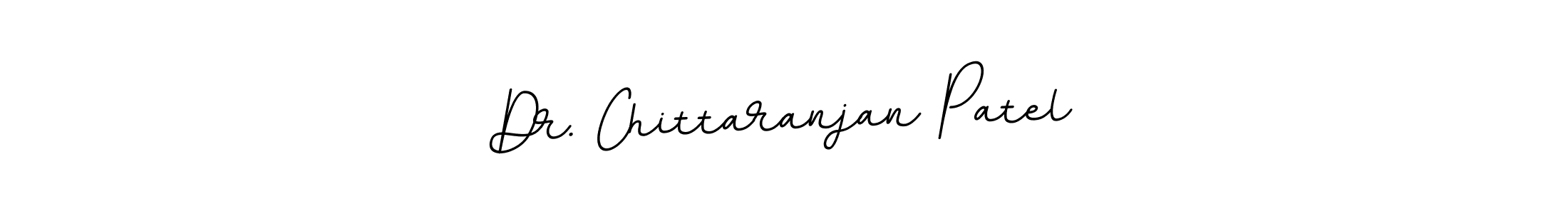 Make a beautiful signature design for name Dr. Chittaranjan Patel. With this signature (BallpointsItalic-DORy9) style, you can create a handwritten signature for free. Dr. Chittaranjan Patel signature style 11 images and pictures png