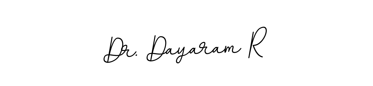 Also we have Dr. Dayaram R name is the best signature style. Create professional handwritten signature collection using BallpointsItalic-DORy9 autograph style. Dr. Dayaram R signature style 11 images and pictures png