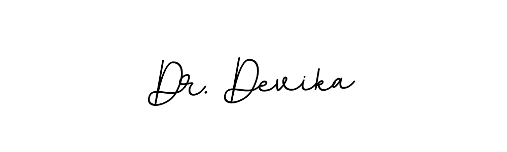 How to make Dr. Devika name signature. Use BallpointsItalic-DORy9 style for creating short signs online. This is the latest handwritten sign. Dr. Devika signature style 11 images and pictures png