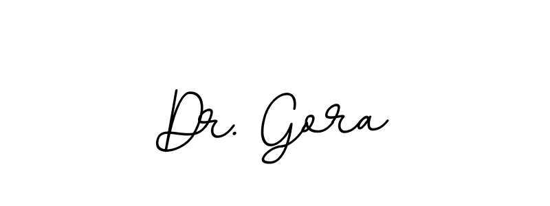 Use a signature maker to create a handwritten signature online. With this signature software, you can design (BallpointsItalic-DORy9) your own signature for name Dr. Gora. Dr. Gora signature style 11 images and pictures png