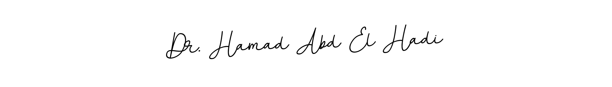 Create a beautiful signature design for name Dr. Hamad Abd El Hadi. With this signature (BallpointsItalic-DORy9) fonts, you can make a handwritten signature for free. Dr. Hamad Abd El Hadi signature style 11 images and pictures png