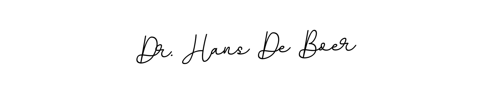 Use a signature maker to create a handwritten signature online. With this signature software, you can design (BallpointsItalic-DORy9) your own signature for name Dr. Hans De Boer. Dr. Hans De Boer signature style 11 images and pictures png