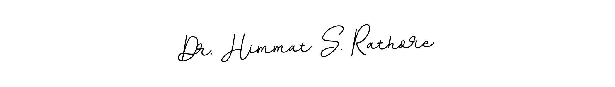 Create a beautiful signature design for name Dr. Himmat S. Rathore. With this signature (BallpointsItalic-DORy9) fonts, you can make a handwritten signature for free. Dr. Himmat S. Rathore signature style 11 images and pictures png