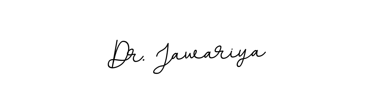 Dr. Jawariya stylish signature style. Best Handwritten Sign (BallpointsItalic-DORy9) for my name. Handwritten Signature Collection Ideas for my name Dr. Jawariya. Dr. Jawariya signature style 11 images and pictures png