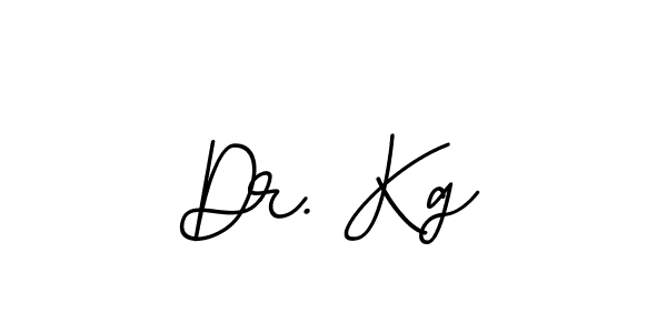 How to make Dr. Kg name signature. Use BallpointsItalic-DORy9 style for creating short signs online. This is the latest handwritten sign. Dr. Kg signature style 11 images and pictures png