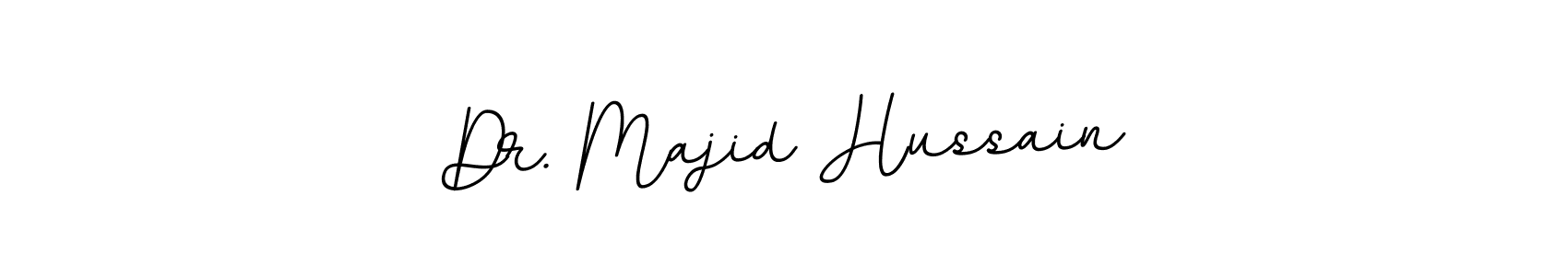 Use a signature maker to create a handwritten signature online. With this signature software, you can design (BallpointsItalic-DORy9) your own signature for name Dr. Majid Hussain. Dr. Majid Hussain signature style 11 images and pictures png