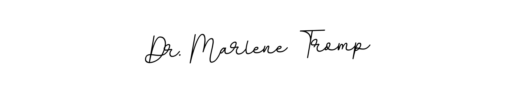 Make a beautiful signature design for name Dr. Marlene Tromp. With this signature (BallpointsItalic-DORy9) style, you can create a handwritten signature for free. Dr. Marlene Tromp signature style 11 images and pictures png