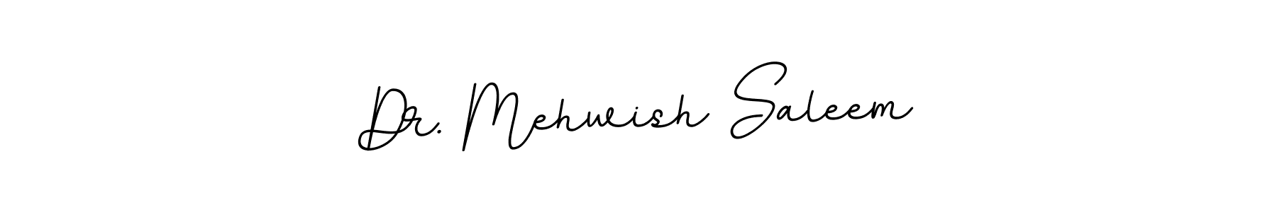 if you are searching for the best signature style for your name Dr. Mehwish Saleem. so please give up your signature search. here we have designed multiple signature styles  using BallpointsItalic-DORy9. Dr. Mehwish Saleem signature style 11 images and pictures png