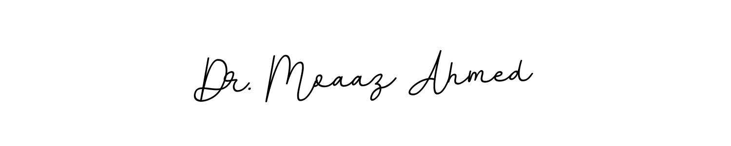 Also we have Dr. Moaaz Ahmed name is the best signature style. Create professional handwritten signature collection using BallpointsItalic-DORy9 autograph style. Dr. Moaaz Ahmed signature style 11 images and pictures png