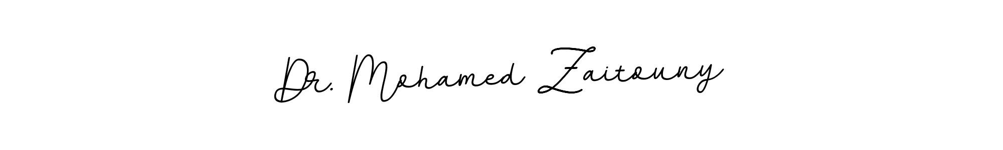 Make a beautiful signature design for name Dr. Mohamed Zaitouny. With this signature (BallpointsItalic-DORy9) style, you can create a handwritten signature for free. Dr. Mohamed Zaitouny signature style 11 images and pictures png
