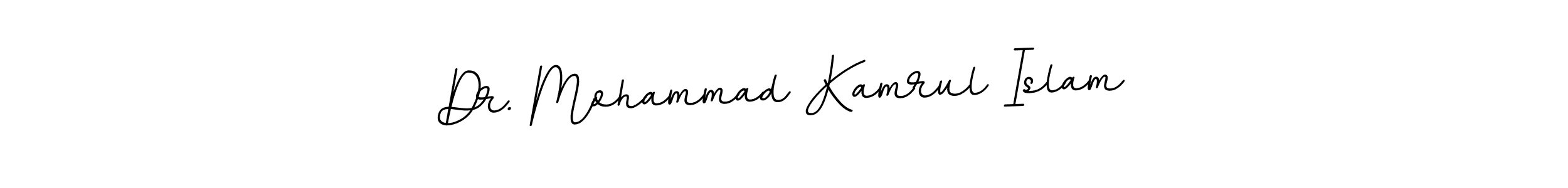 Design your own signature with our free online signature maker. With this signature software, you can create a handwritten (BallpointsItalic-DORy9) signature for name Dr. Mohammad Kamrul Islam. Dr. Mohammad Kamrul Islam signature style 11 images and pictures png