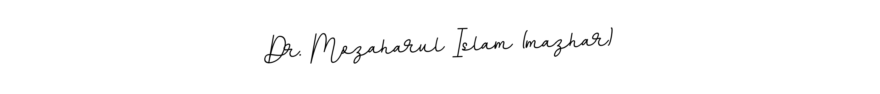 Make a beautiful signature design for name Dr. Mozaharul Islam (mazhar). Use this online signature maker to create a handwritten signature for free. Dr. Mozaharul Islam (mazhar) signature style 11 images and pictures png