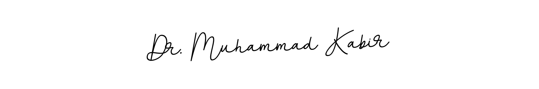 Create a beautiful signature design for name Dr. Muhammad Kabir. With this signature (BallpointsItalic-DORy9) fonts, you can make a handwritten signature for free. Dr. Muhammad Kabir signature style 11 images and pictures png