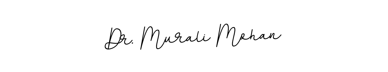 Use a signature maker to create a handwritten signature online. With this signature software, you can design (BallpointsItalic-DORy9) your own signature for name Dr. Murali Mohan. Dr. Murali Mohan signature style 11 images and pictures png